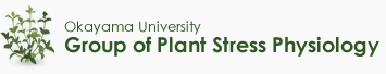 Group of Plant Stress Physiology?ｿｽE?ｿｽ?ｿｽE?ｿｽOkayama University
