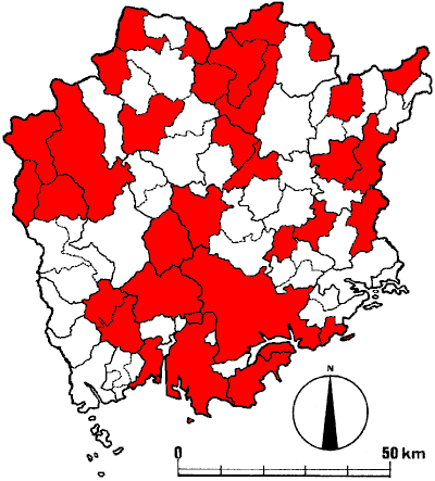 カキラン標本情報図